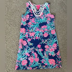 Lilly Pulitzer Corsica Blue Toucan Party Shift Dress